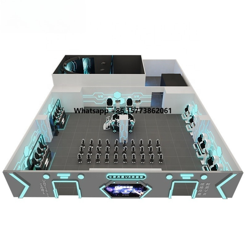 9D Vr Simulator - Virtual Reality Amusement Park 2027 New