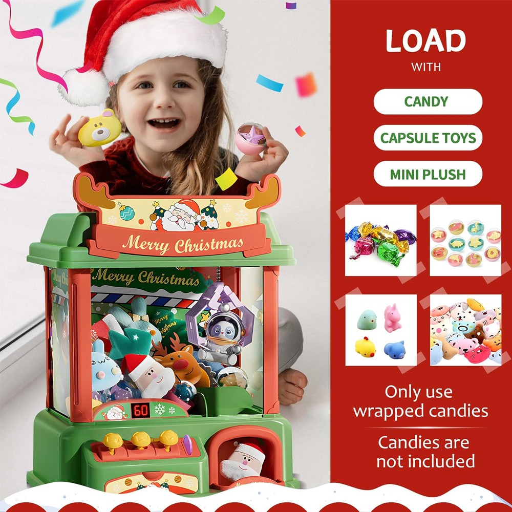 Christmas Claw Machine For Kid - Arcade Toy Claw Vending Machine ulasan dan harga
