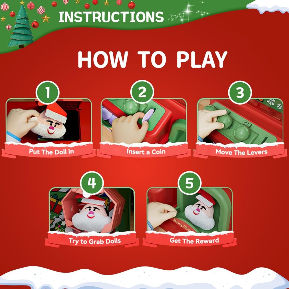 Christmas Claw Machine For Kid - Arcade Toy Claw Vending Machine ulasan dan harga