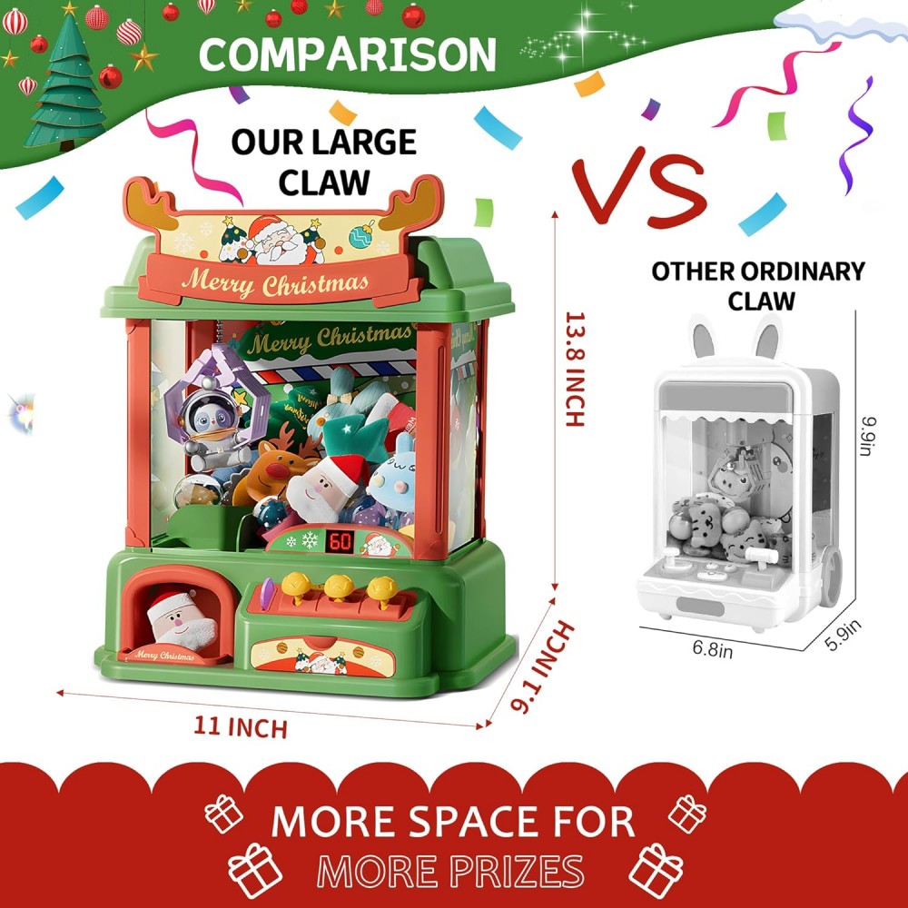 Christmas Claw Machine For Kid - Arcade Toy Claw Vending Machine ulasan dan harga