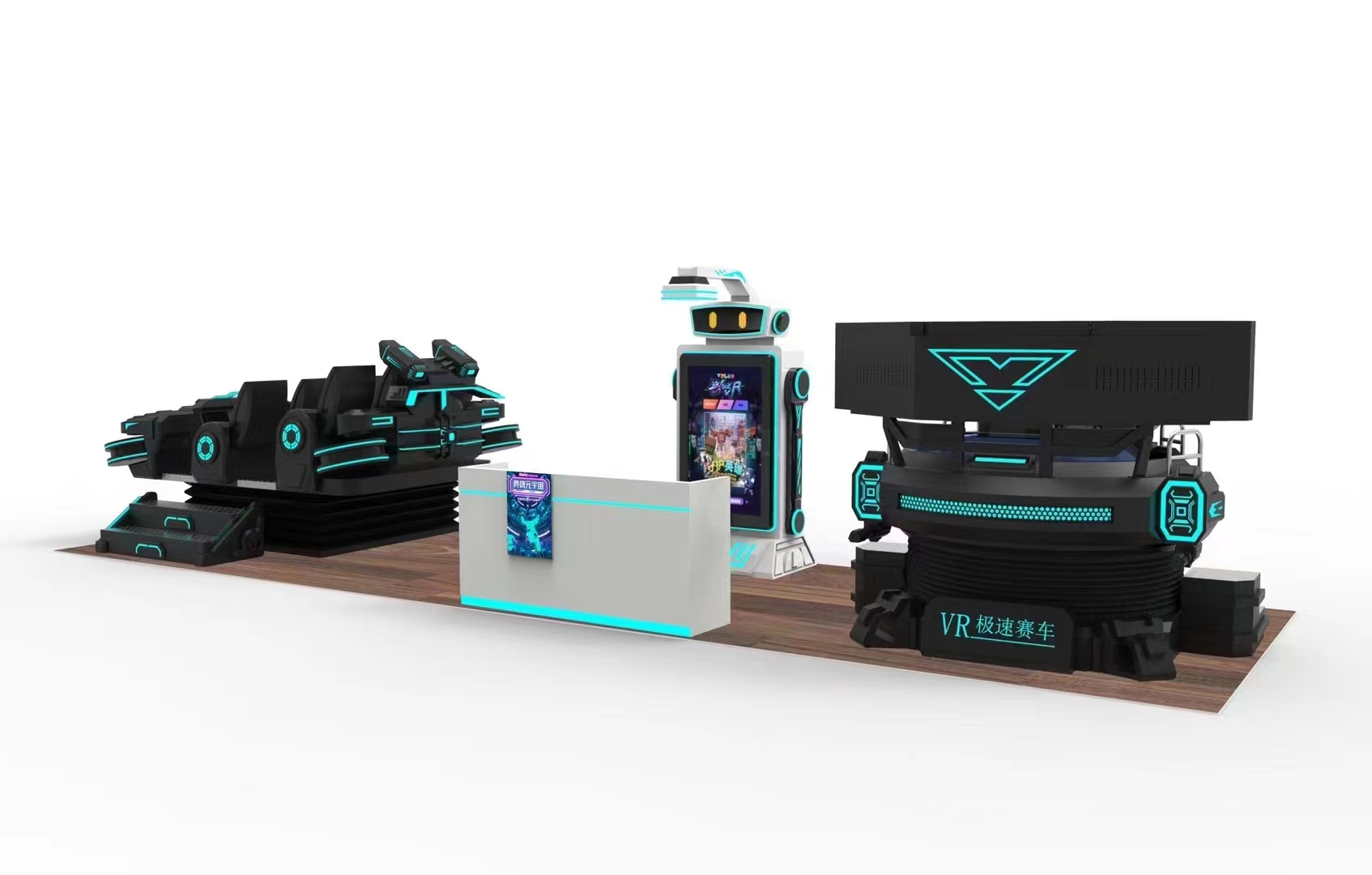High Quality Theme Park 4 Seat - 9D Vr Simulator ulasan dan harga