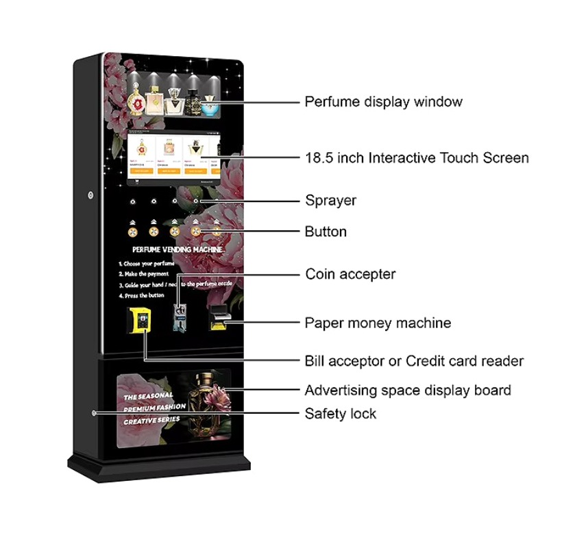 Perfume Vending Machine Automa - Commercial Vending Machine ulasan dan harga