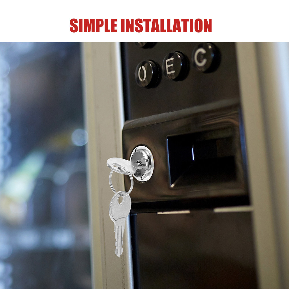 Secure Metal Lock and Key Set  - Arcade Vending & Laundry Revenue ulasan dan harga